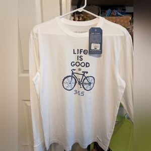 NWT life is good long sleeve shirt
